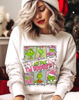 My Day I'm Booked Grinch Fleece Sweatshirts