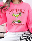 Mistletoe & Margaritas Graphic Fleece Sweatshirts