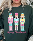 Christmas Nutcracker Graphic Fleece Sweatshirts