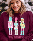 Christmas Nutcracker Graphic Fleece Sweatshirts