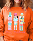 Christmas Nutcracker Graphic Fleece Sweatshirts