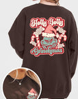 Holly Jolly Grinchmas Graphic Fleece Sweatshirts