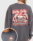 Holly Jolly Grinchmas Graphic Fleece Sweatshirts