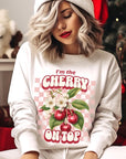 I'm the Cherry on Top Graphic Fleece Sweatshirts