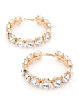 Oversize Crystal Iconic Hoop Earrings