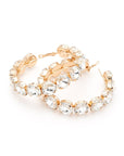 Oversize Crystal Iconic Hoop Earrings