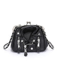 Iconic Leather Jacket Swing Bag