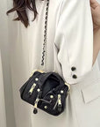 Iconic Leather Jacket Swing Bag