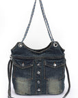 Vintage Denim Iconic Tote Bag