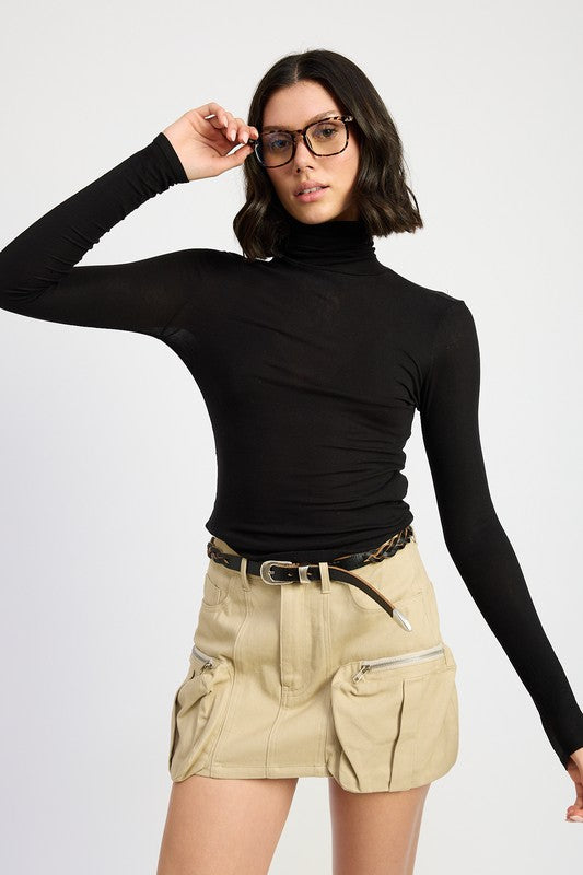 Emory Park Exposed Cargo Pocket Mini Skirt