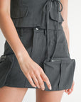 Emory Park Exposed Cargo Pocket Mini Skirt