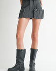 Emory Park Exposed Cargo Pocket Mini Skirt