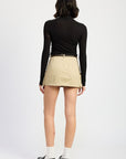 Emory Park Exposed Cargo Pocket Mini Skirt