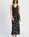 Emory Park Floral V-Neck Maxi Dress