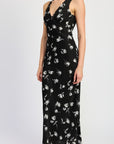 Emory Park Floral V-Neck Maxi Dress