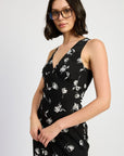 Emory Park Floral V-Neck Maxi Dress