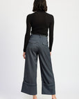 Emory Park Fold Over Pleated Pants