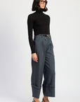 Emory Park Fold Over Pleated Pants