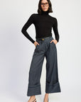 Emory Park Fold Over Pleated Pants