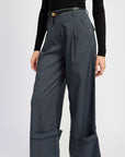 Emory Park Fold Over Pleated Pants