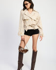 Emory Park Layered Trench Style Jacket