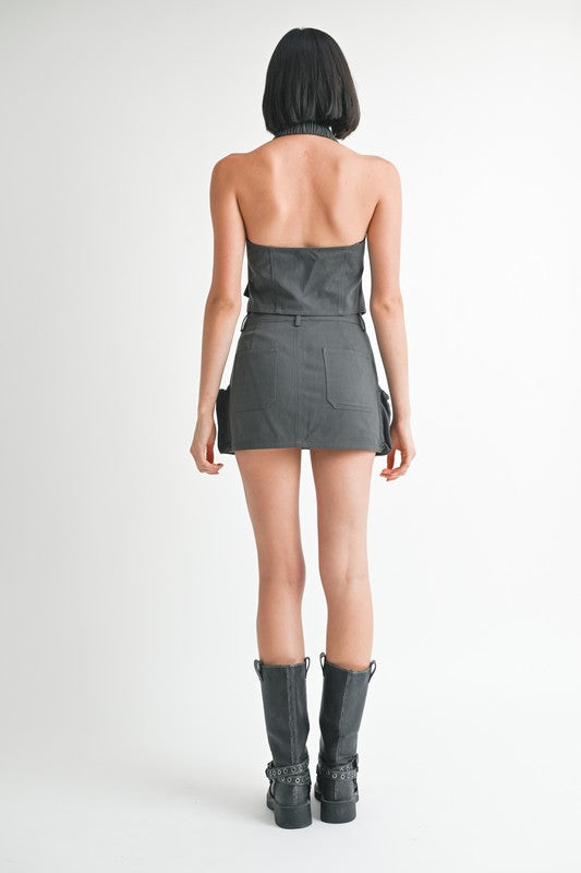 Emory Park | Wrapped Halter Neck Top
