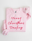 Merry Christmas Darling Graphic Fleece Sweatshirts