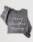 Merry Christmas Darling Graphic Fleece Sweatshirts