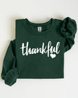 Thankful Heart Graphic Fleece Sweatshirts