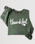 Thankful Heart Graphic Fleece Sweatshirts