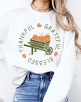 Thankful Grateful Blessed Graphic Sweatshirts