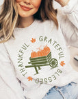 Thankful Grateful Blessed Graphic Sweatshirts