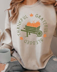 Thankful Grateful Blessed Graphic Sweatshirts