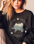 Thankful Grateful Blessed Graphic Sweatshirts