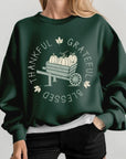 Thankful Grateful Blessed Graphic Sweatshirts