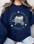 Thankful Grateful Blessed Graphic Sweatshirts