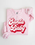 Santa Baby Graphic Fleece Sweatshirts