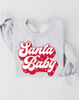 Santa Baby Graphic Fleece Sweatshirts