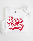 Santa Baby Graphic Fleece Sweatshirts