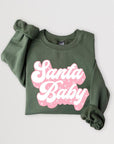 Santa Baby Graphic Fleece Sweatshirts