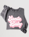 Santa Baby Graphic Fleece Sweatshirts