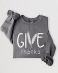 Give Thanks Graphic Fleece Sweatshirts