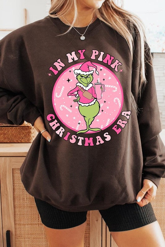 In My Pink Christmas Era Graphic Sweatshirts