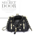 Iconic Leather Jacket Swing Bag