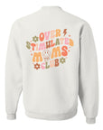 PLUS Overstimulated Moms Club Graphic Crewneck Swtshirt