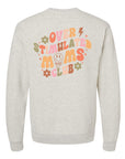 Overstimulated Moms Club Graphic Crewneck Swtshirt