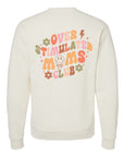 PLUS Overstimulated Moms Club Graphic Crewneck Swtshirt