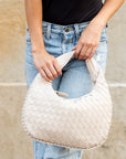 Paige Woven Handbag