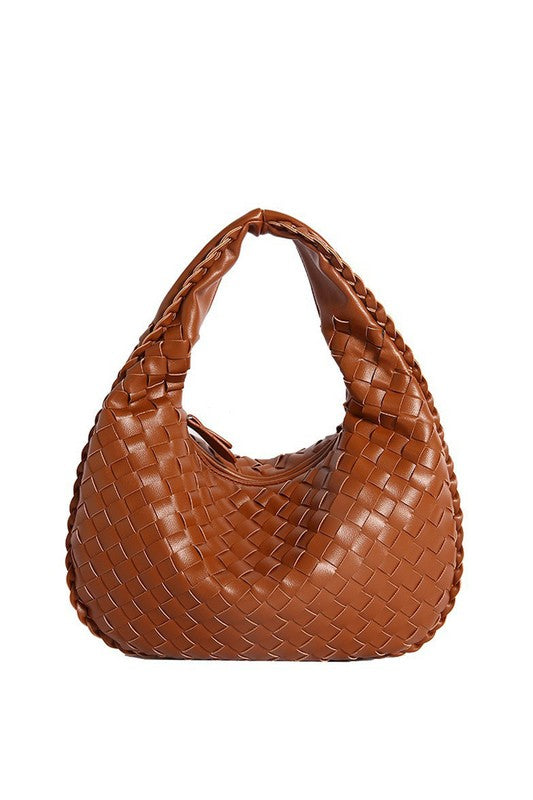 Paige Woven Handbag