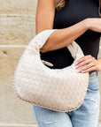 Paige Woven Handbag